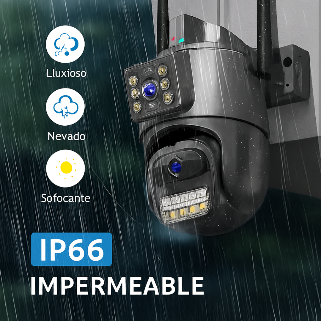 Cámara de Vigilancia Exterior Doble Lente — Seguridad Total con Tecnología Inteligente - Imagen 2